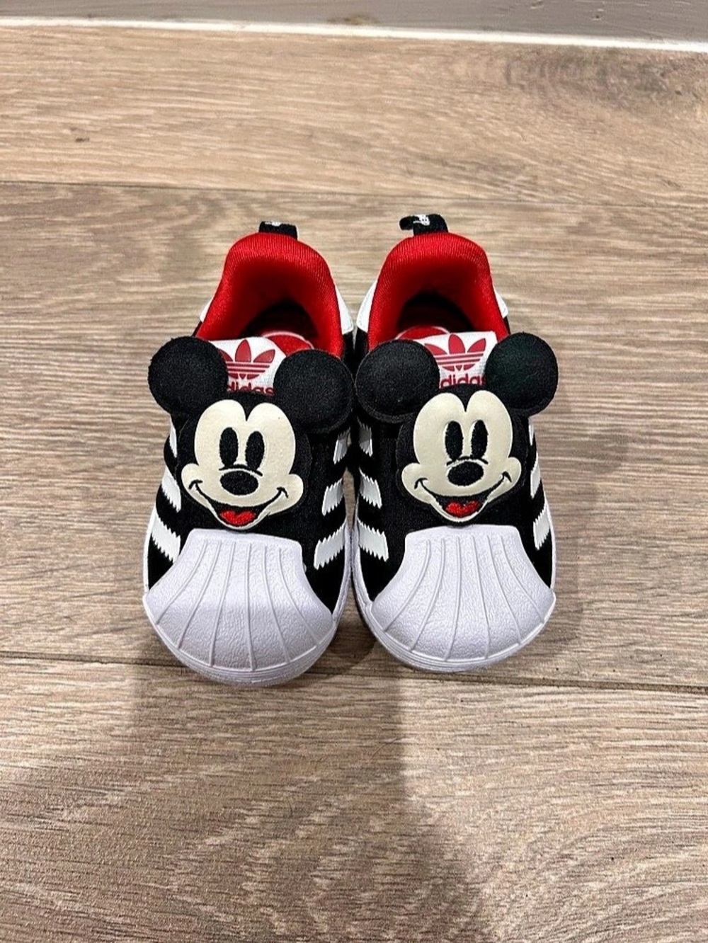 adidas x Disney Superstar 360 Mickey Mouse Toddler Shoes Black & White